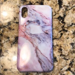 iPhone 10 marble phone case